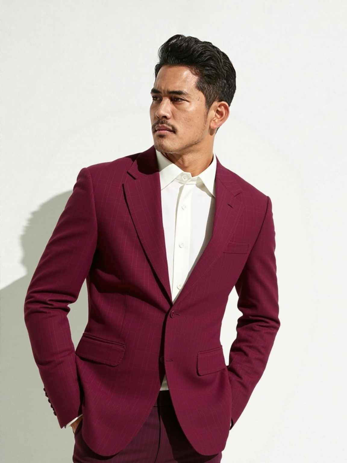 Amron Stripe Textured Jacket