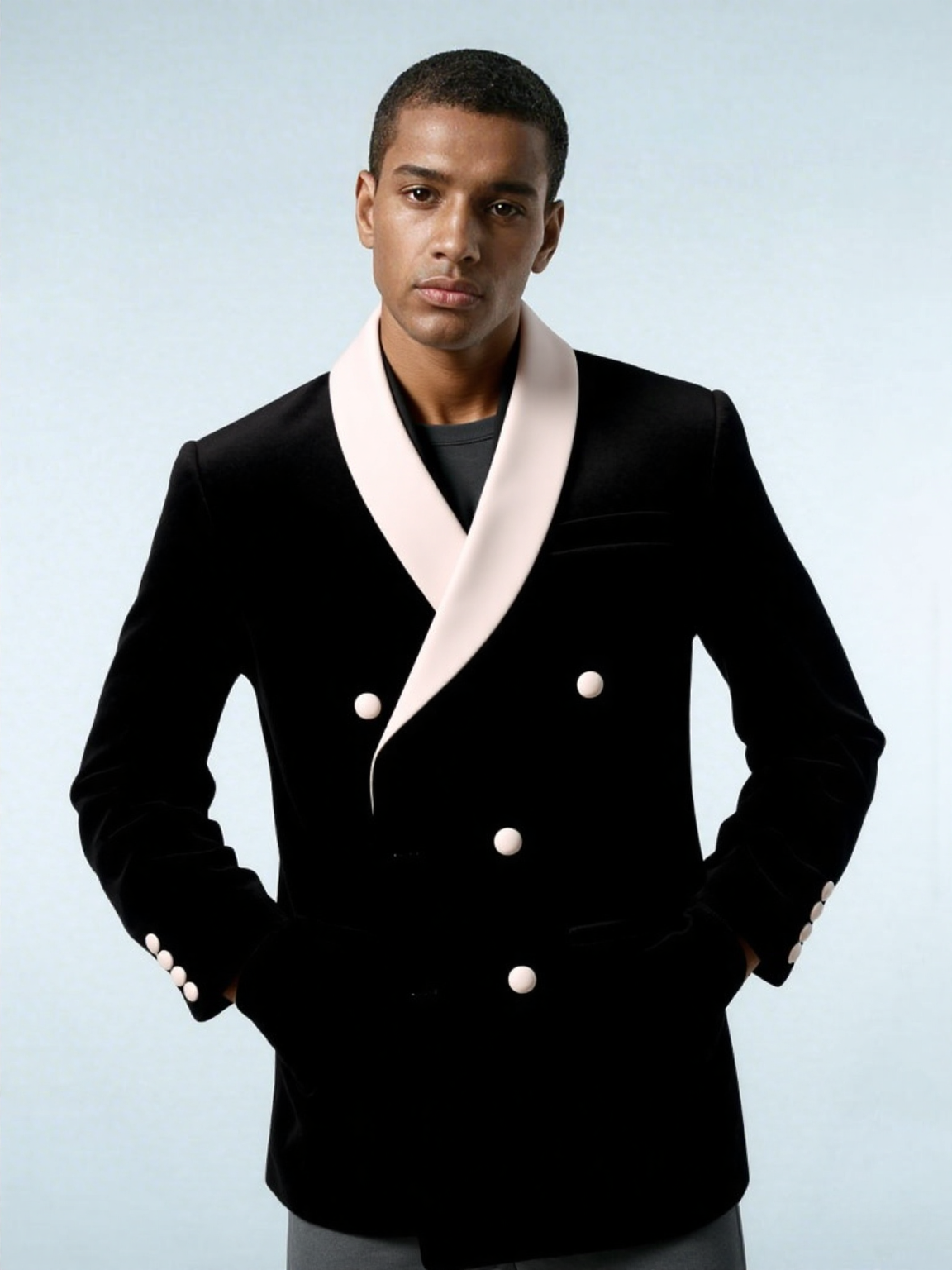 Black Velvet Retro Jacket