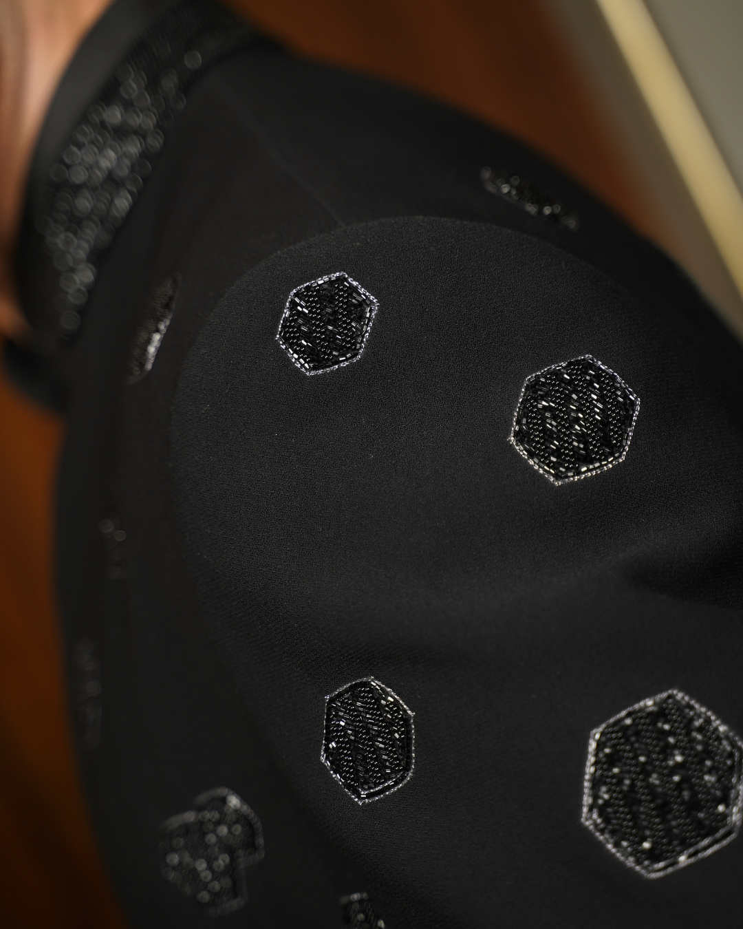 Hexagon Patterned Indo-Western