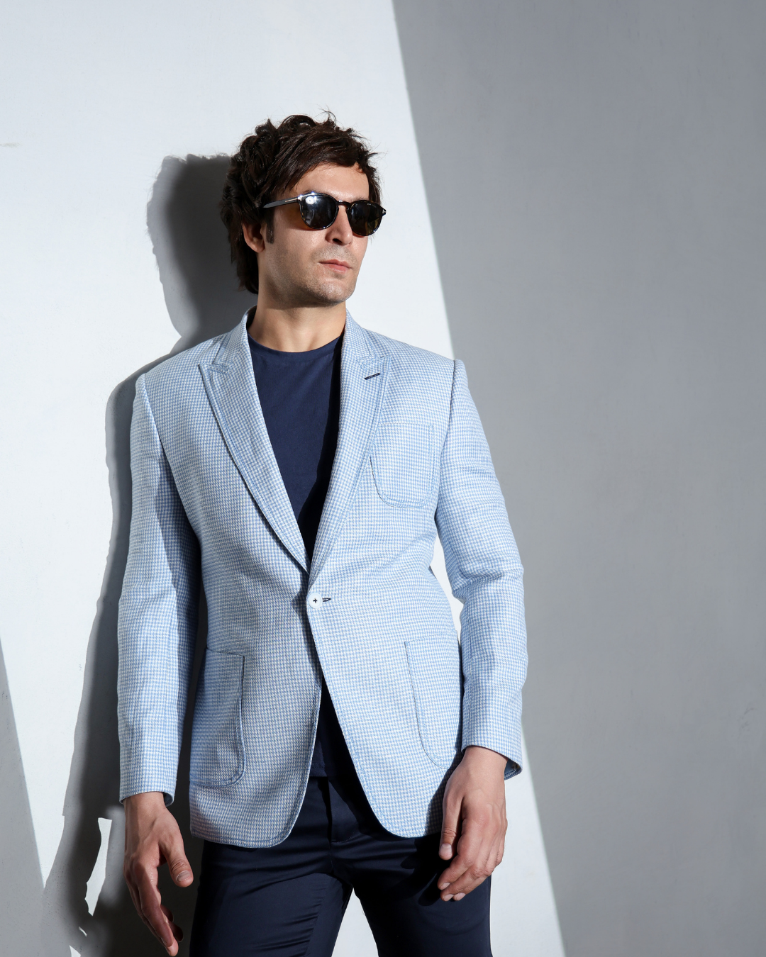 Checkmate Linen Coat