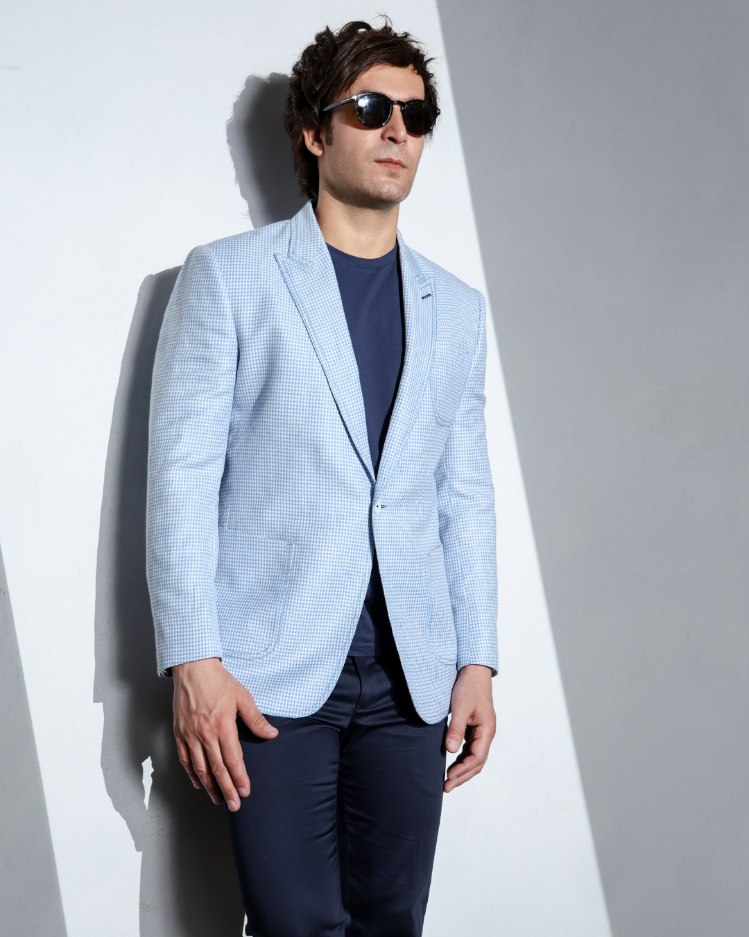 Checkmate Linen Coat