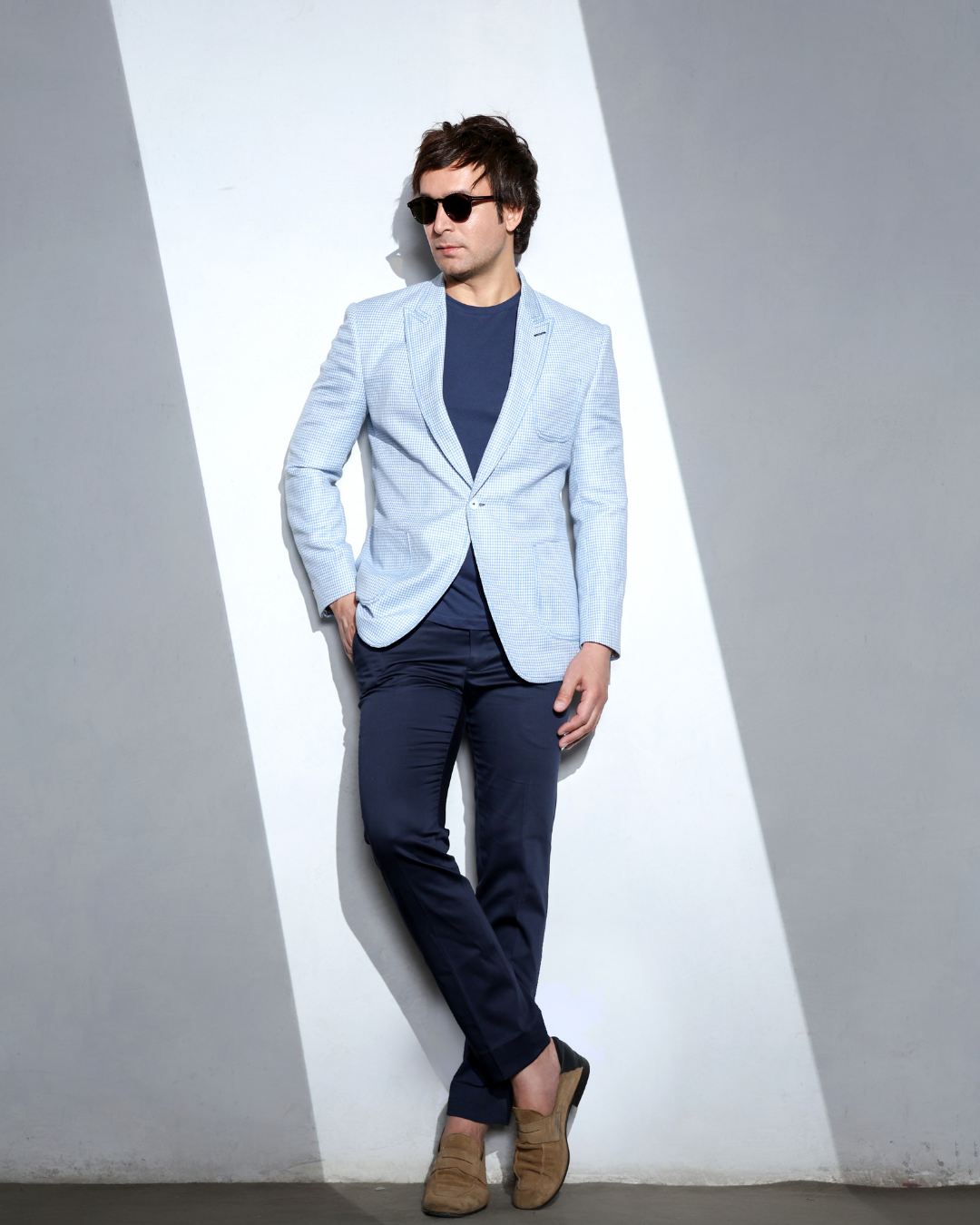 Checkmate Linen Coat