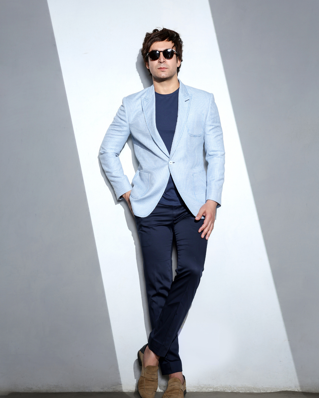 Checkmate Linen Coat