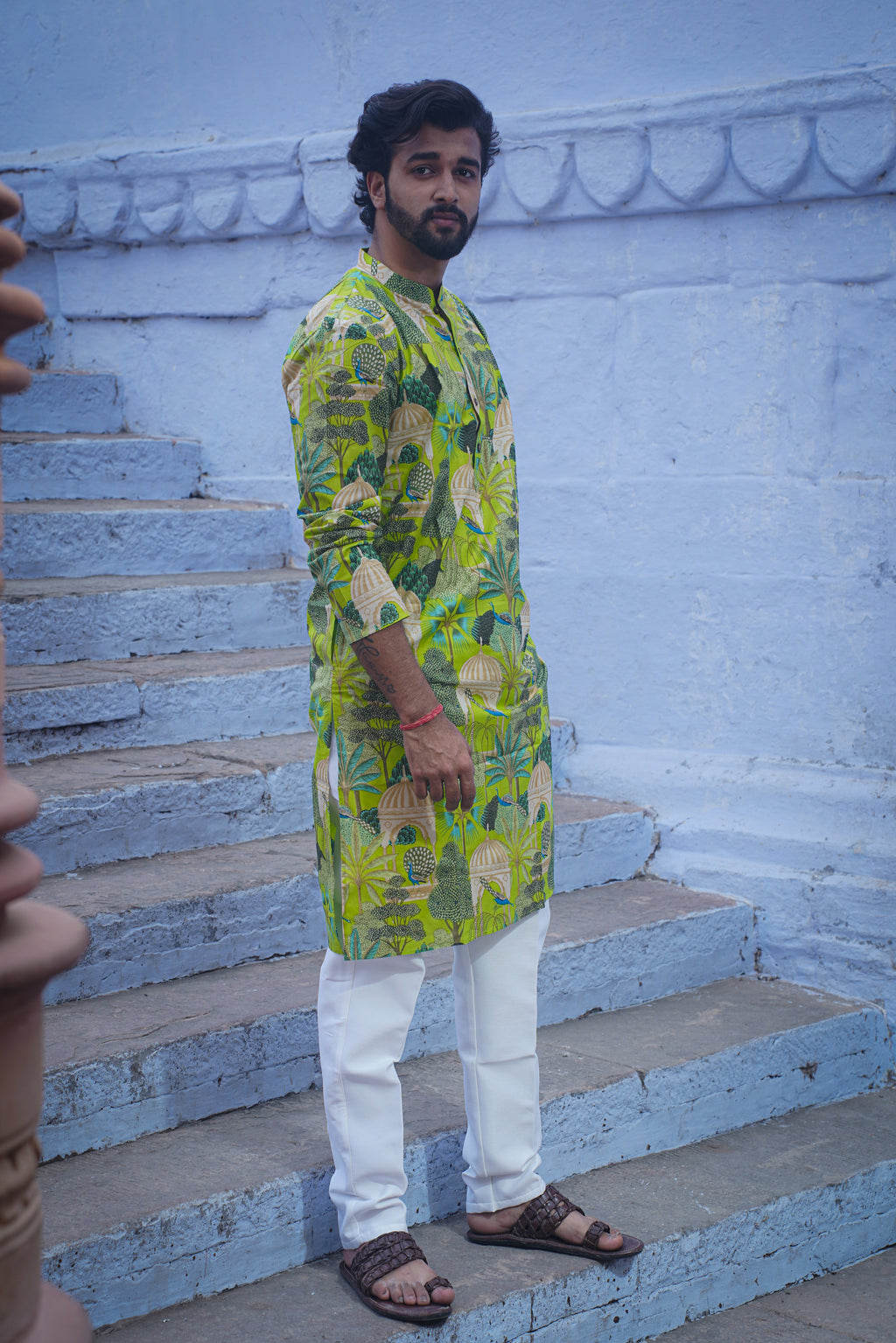 Peacock Green Kurta