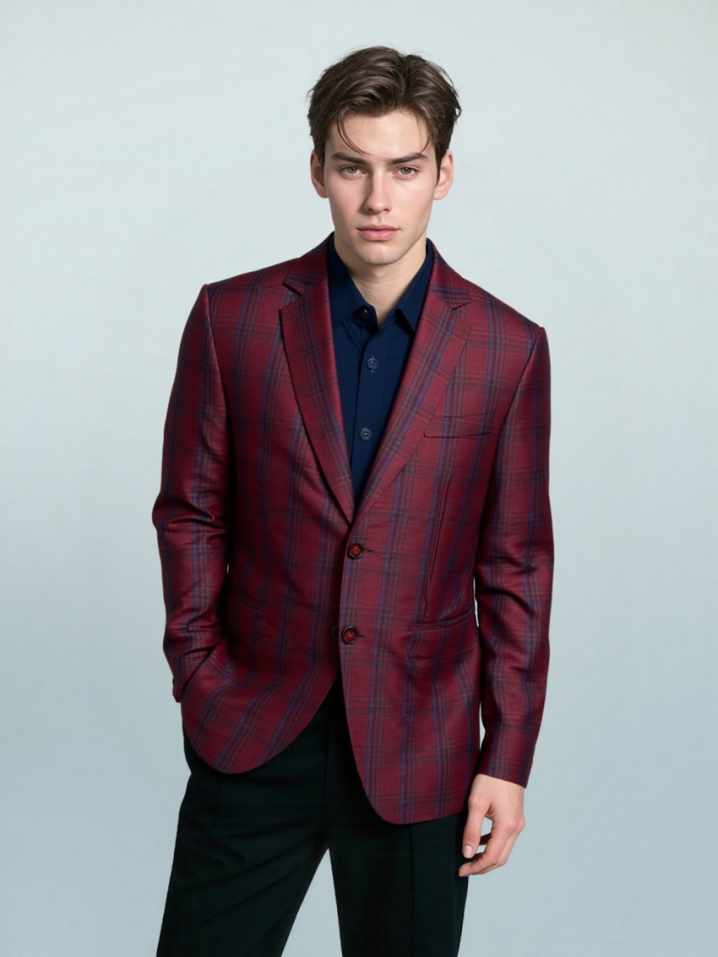 Retro Red Stripe Jacket