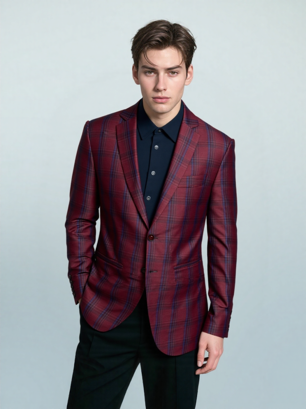 Retro Red Stripe Jacket