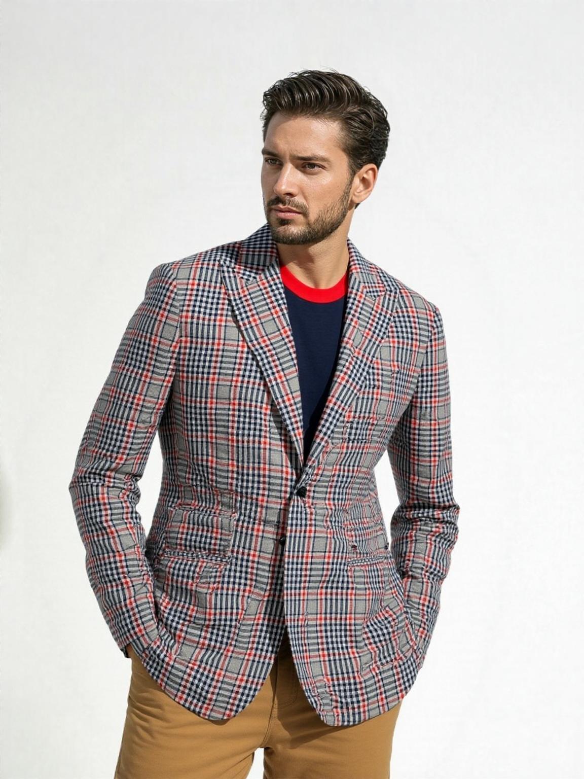 Classic Burb Print Jacket