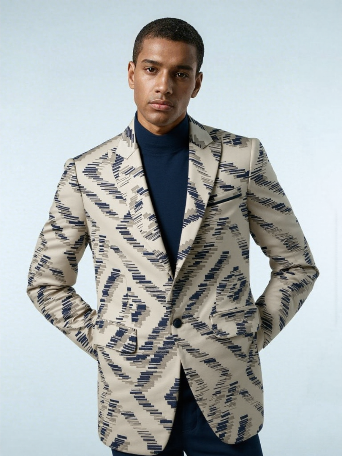 Classic I cut Textured Jacket