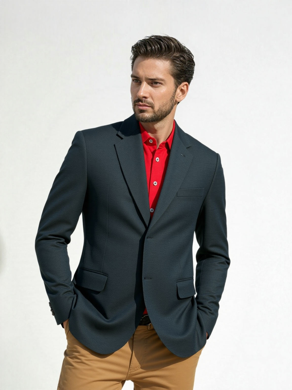 Classic Grey Regular Jacket