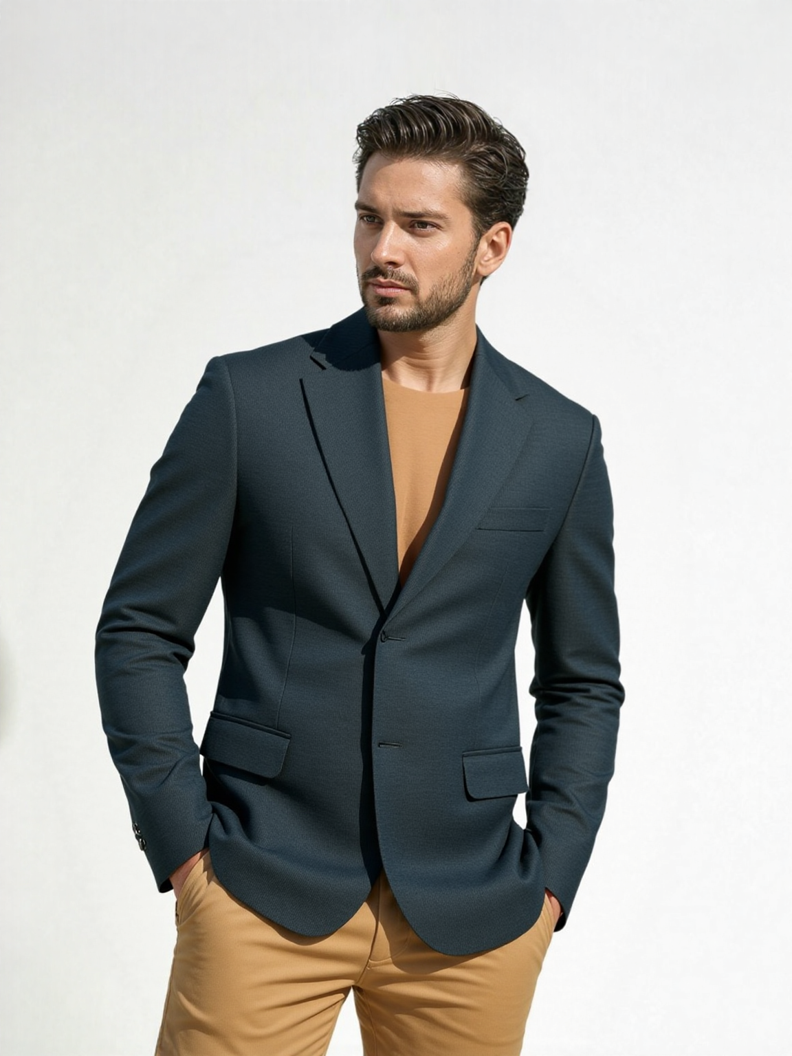 Classic Grey Regular Jacket