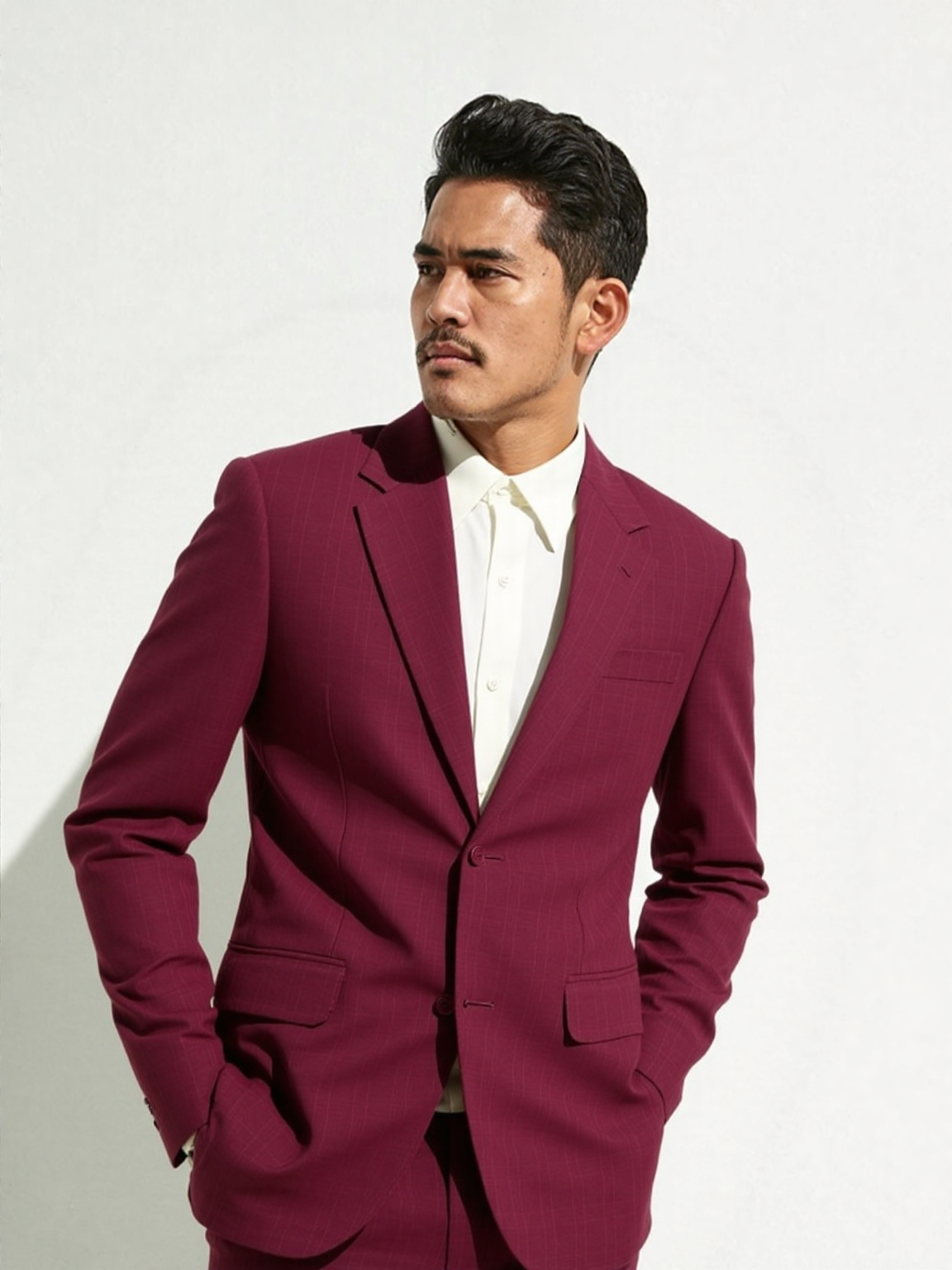 Amron Stripe Textured Jacket