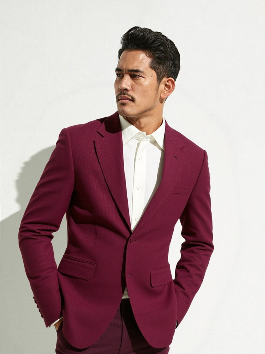 Amron Stripe Textured Jacket