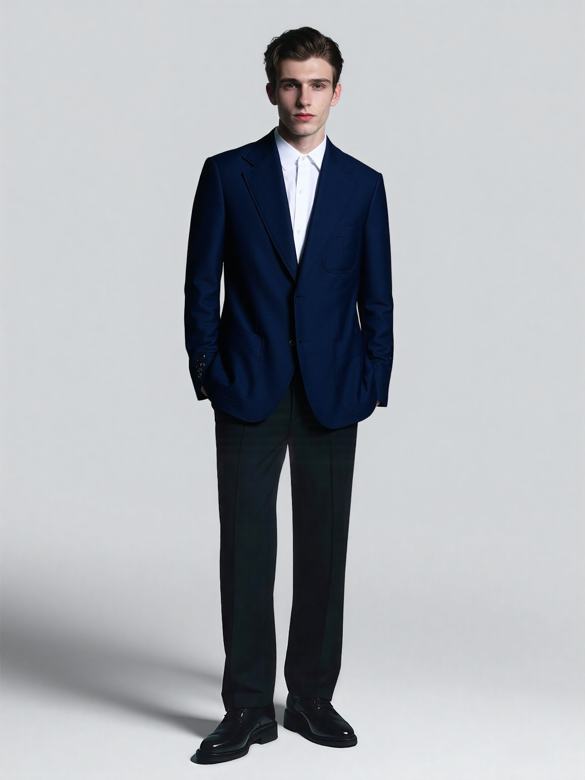 Bold Blue  Formal Jacket