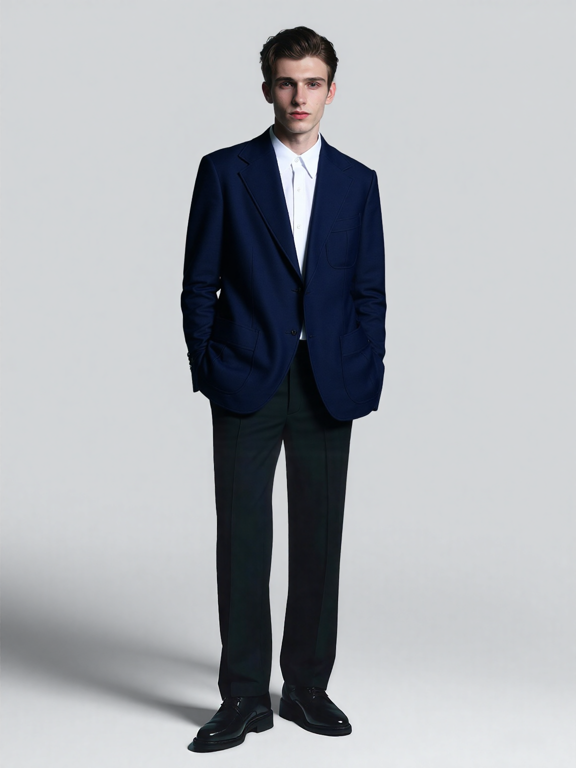 Bold Blue  Formal Jacket