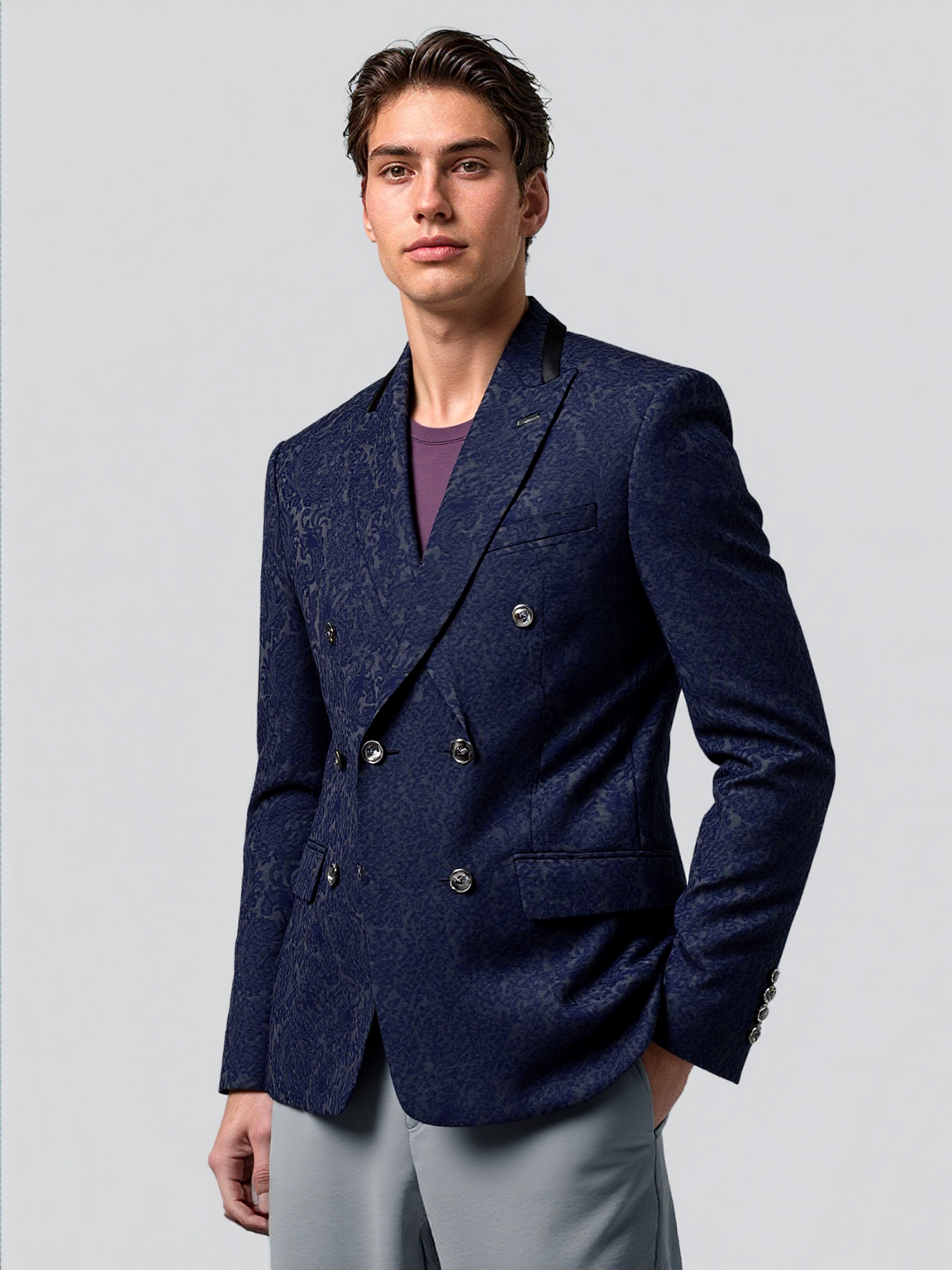 Sapphire Indian Jacquard Jacket