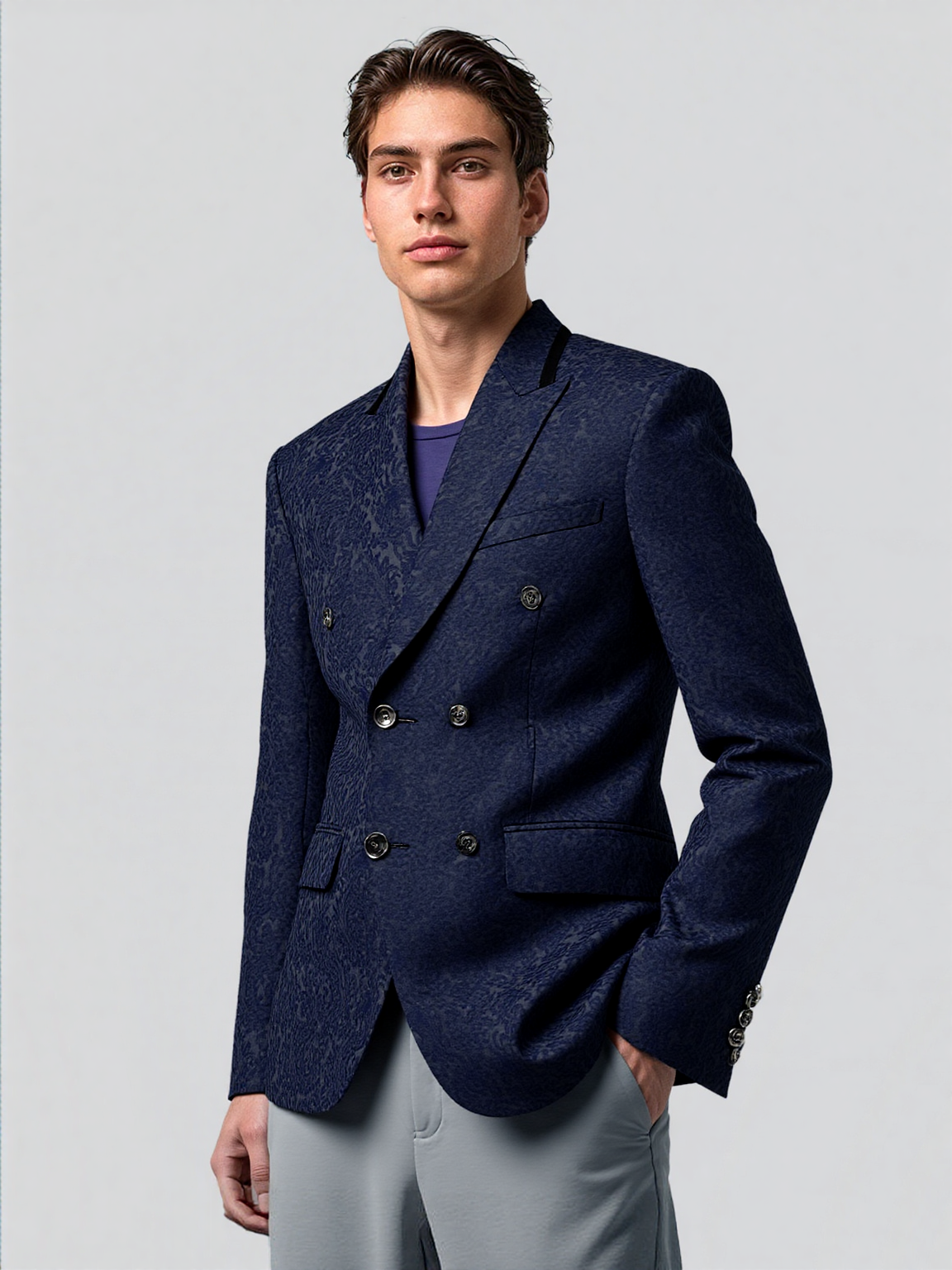 Sapphire Indian Jacquard Jacket