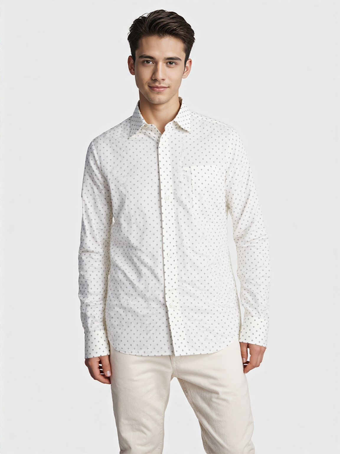 Ivory Dot Shirt