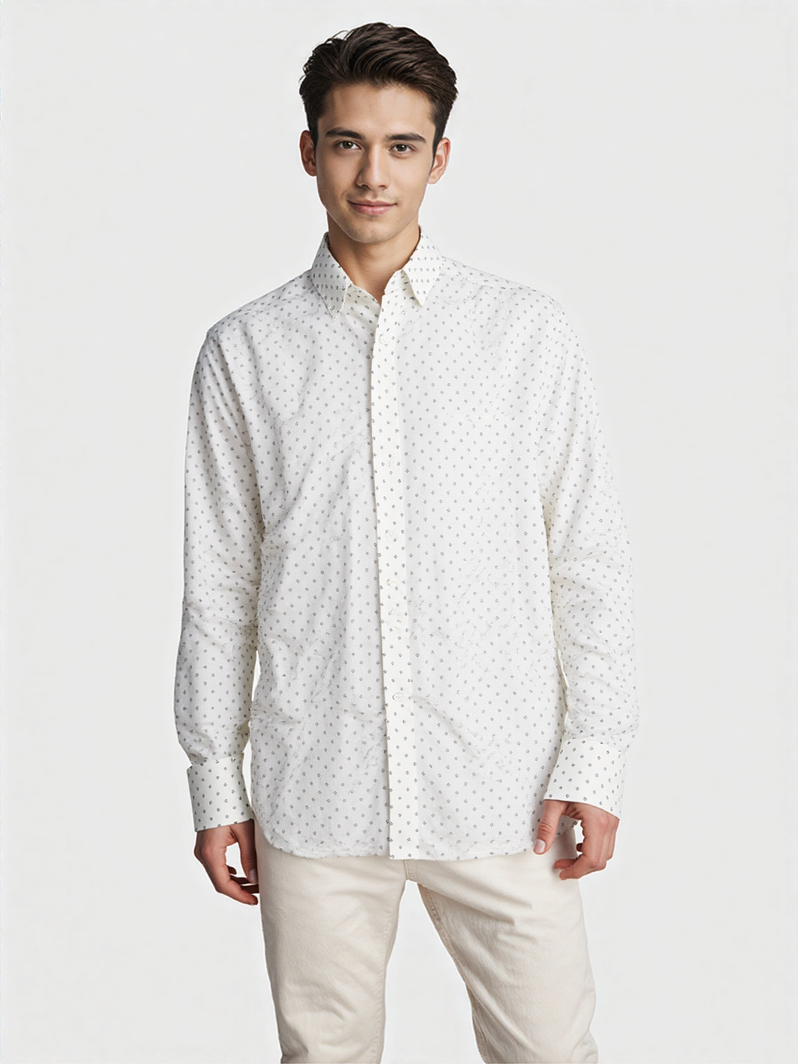 Ivory Dot Shirt