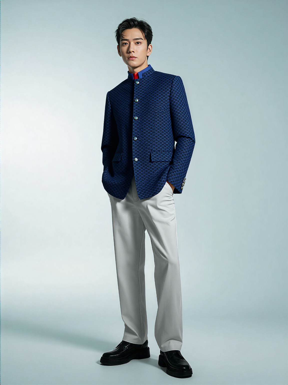 Dot- Embossed Silhouette