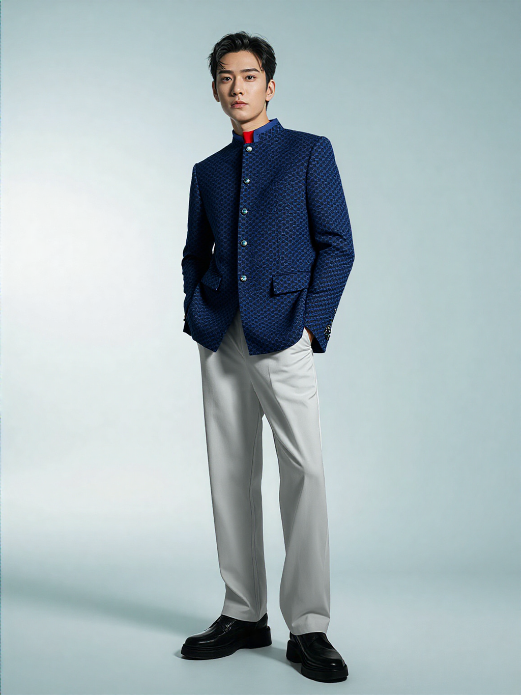Dot- Embossed Silhouette
