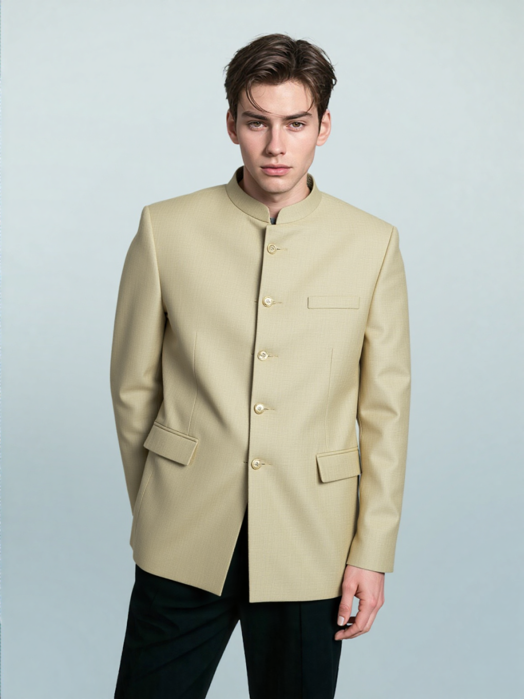 Classic Yellow bandhgala